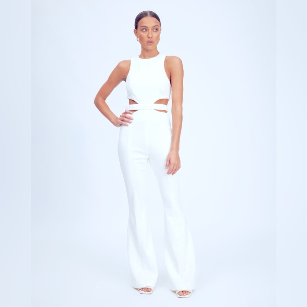 MISHA Thea Flare Leg Jumpsuit with cutouts 🤍🔥